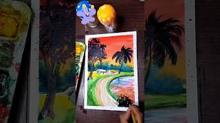 Drawing watercolor ll drawing viralvideo painting youtubeshorts [upl. by Jock]