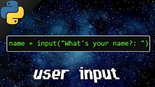 Python user input ⌨️ [upl. by Aidnama]