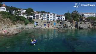 Vistas aéreas de Calella de Palafrugell  Costa Brava [upl. by Rilda325]