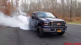 Cummins Duramax amp Powerstroke Rolling Coal Diesel Compilation Part 10 [upl. by Socem]