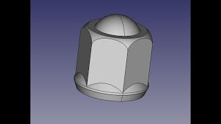 FreeCad колпачок [upl. by Leahcimluap]