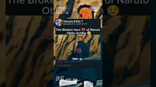 OBITO UCHIHA 😢💔🥺 shorts naruto anime shortsfeed trending [upl. by Christmann]