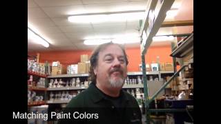 Paint Color matching at Benjamin Moore amp Co [upl. by Sigfrid585]