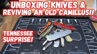 Unboxing Knives amp Reviving a Camillus Knife with Fascinating Historyquot [upl. by Anoyek441]