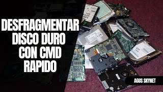 COMO DESFRAGMENTAR TU DISCO DURO RAPIDO CON CMD SIMBOLO DE SISTEMA [upl. by Bili]