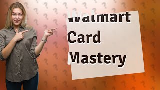 How do I use my Walmart card [upl. by Burrton156]