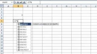 How to enter a formula into an Excel Spreadsheet [upl. by Gussi180]