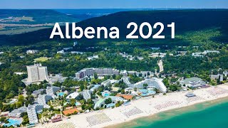 Holiday in Albena resort Bulgaria  Albena beach 4K [upl. by Einberger]