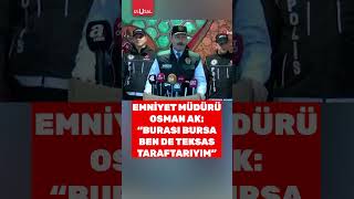 Bursa Emniyet Müdürü Osman Ak quotNarko Timsahquot operasyonun adının nereden geldiğini açıkladı shorts [upl. by Copland688]