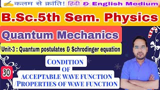 Quantum MechanicsLec30BSc 5th Sem Physicsby Navneet Gautam [upl. by Orabelle]