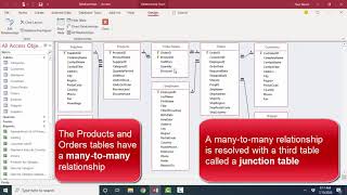 Microsoft Access A to Z Designing Table Relationships [upl. by Yearwood]