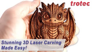 Deep Dive with Laser Dave Stunning 3D Laser Carving [upl. by Airuam]