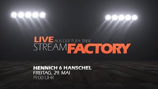 Stream Factory  LIVE aus der TUFA Trier Hennich amp Hanschel 29052020 [upl. by Ahsinirt781]