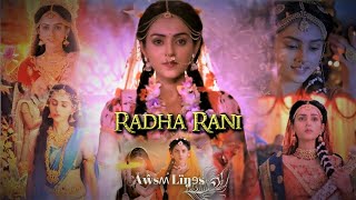 Radha Rajyabhishek Song  Vm  Radhakrishna  Mallika Singh [upl. by Medwin]