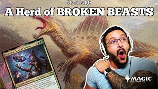 A Herd of BROKEN BEASTS  Naya Etali  BLB Standard  MTG Arena [upl. by Floss]