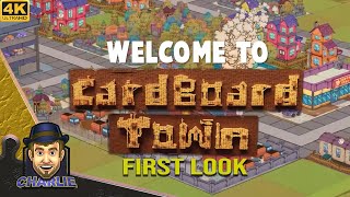 ITS A CITYBUILDING CARD GAME Lets See  Cardboard Town Gameplay  First Look [upl. by Alliscirp718]