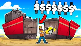 Scrapping MEGA SHIPS for HUGE PROFIT in Ship Graveyard Simulator [upl. by Eiznekcam137]