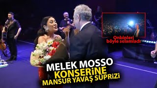 Melek Mosso konserine Mansur Yavaş sürprizi Salon bir anda coştu [upl. by Ahsel]