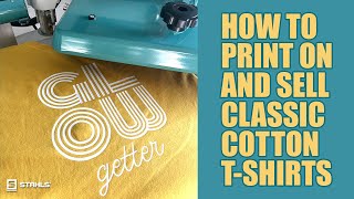 How to Print Top Selling Tees with Classic Cotton TShirts [upl. by Ailelc]