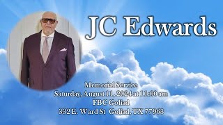 Memorial Service for JC Edwards [upl. by Magdalene]