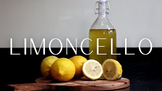 Homemade Limoncello Recipe [upl. by Hollerman858]