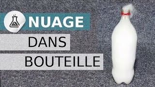 Nuage dans une bouteille 🔴Experience  Changement détat par pression  Créer un nuage [upl. by Ardnekahs]