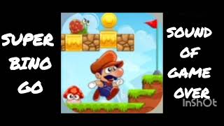 Super Bino Go  Game Over Sound [upl. by Bourgeois278]