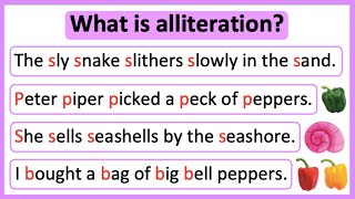 What is alliteration 🤔  Alliteration in English  Learn with examples [upl. by Danete]