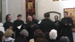 Russian Mens Choir in Moscow [upl. by Ylhsa]