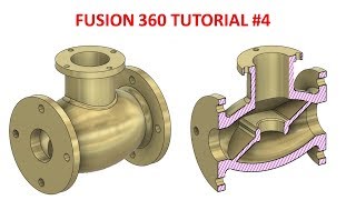 Fusion 360 Tutorial 4  3D Modeling Design [upl. by Itsyrc]