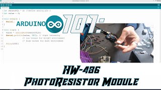 HW 486 Photoresistor Module Arduino for beginners Sensors [upl. by Bellina]