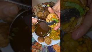 Diet 😂😂 ytshorts food healthydiet trending panipuri healthyeater healthyeating [upl. by Ivana]