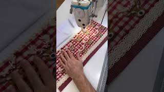 Já preparando peças para o Natal ❤️ Tecidos Avimor Tecidos costurando sewing costura [upl. by Atterbury]