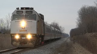 4K EMERGENCY HORN ACTION IN TECUMSEH ON  20190223 [upl. by Accem]