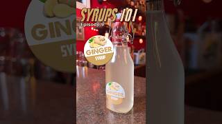 Syrups 101  How to Make Ginger Syrup 🫚 [upl. by Nairrad]