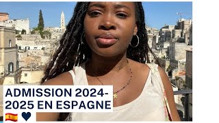 Inscription janvier 2025🇪🇸etudeenespagneeurope [upl. by Anelad]