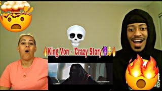 KING VON  CRAZY STORY REACTION 🔥😈 CHIRAQ DRILL EXTREMELY CRAZY SONG MUST WATCH [upl. by Ees877]