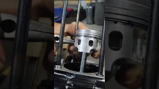 How to installed alter piston youtubeshorts instagram restorebike reels [upl. by Sualakcin]