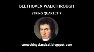 BEETHOVEN  STRING QUARTET 9 full analysis [upl. by Airasor148]