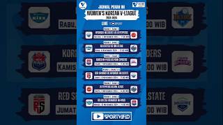 JADWAL WOMENS KOREAN VLEAGUE 202425 PEKAN INI ligavolikorea [upl. by Kenway]