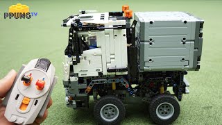 LEGO Technic 42043  RC Motorized MINI MercedesBenz Arocs by 뿡대디 [upl. by Enneillij510]