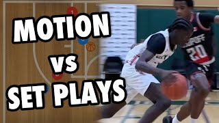 Motion vs Set Basketball Plays [upl. by Killoran659]