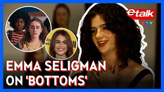 ‘Bottoms’ director Emma Seligman on Kaia Gerber Charli XCX and Avril Lavigne  Etalk Interview [upl. by Airbmak]