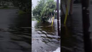 Hurricane Helene  Driving on Flooded Streets in Englewood Florida [upl. by Nahpets358]