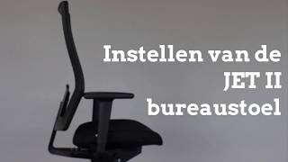 Instellen van de Jet II bureaustoel [upl. by Karoly]