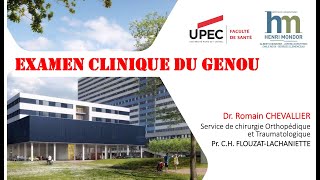 Examen clinique du genou [upl. by Nohsyar823]