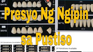 Presyo Ng Ngipin sa Pustiso Acrylic Teeth Price Shoppe at Lazada [upl. by Durrell]