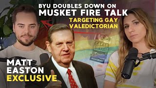 BREAKING BYU Backlash Interview w Matt Easton [upl. by Airdnassac]