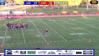 Lovington Football at Albuquerque Academy [upl. by Neesay]