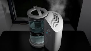 Humidifier Fan Noise for Sleep amp Relaxation feat Black Screen 10 Hours [upl. by Halilahk]